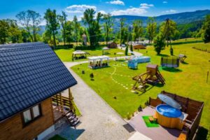Osada Widok na Góry - domki do wynajęcia - balia