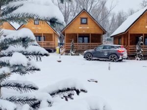 Osada Widok na Góry - domki do wynajęcia - domki zimą