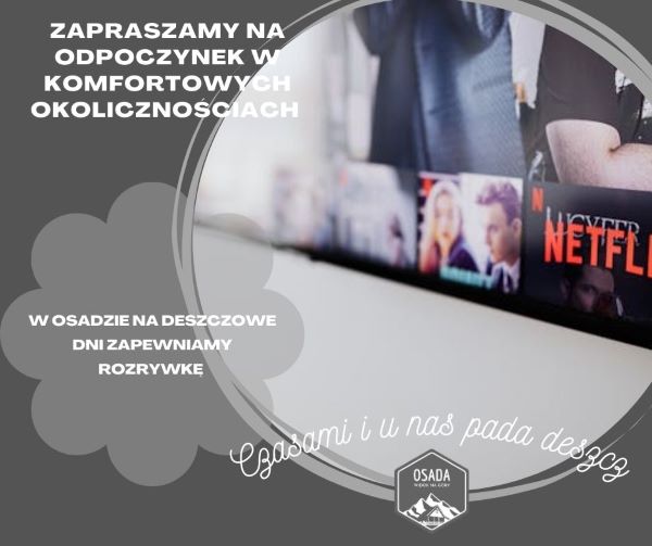 Osada Widok na Góry - domki do wynajęcia - Netflix w cenie
